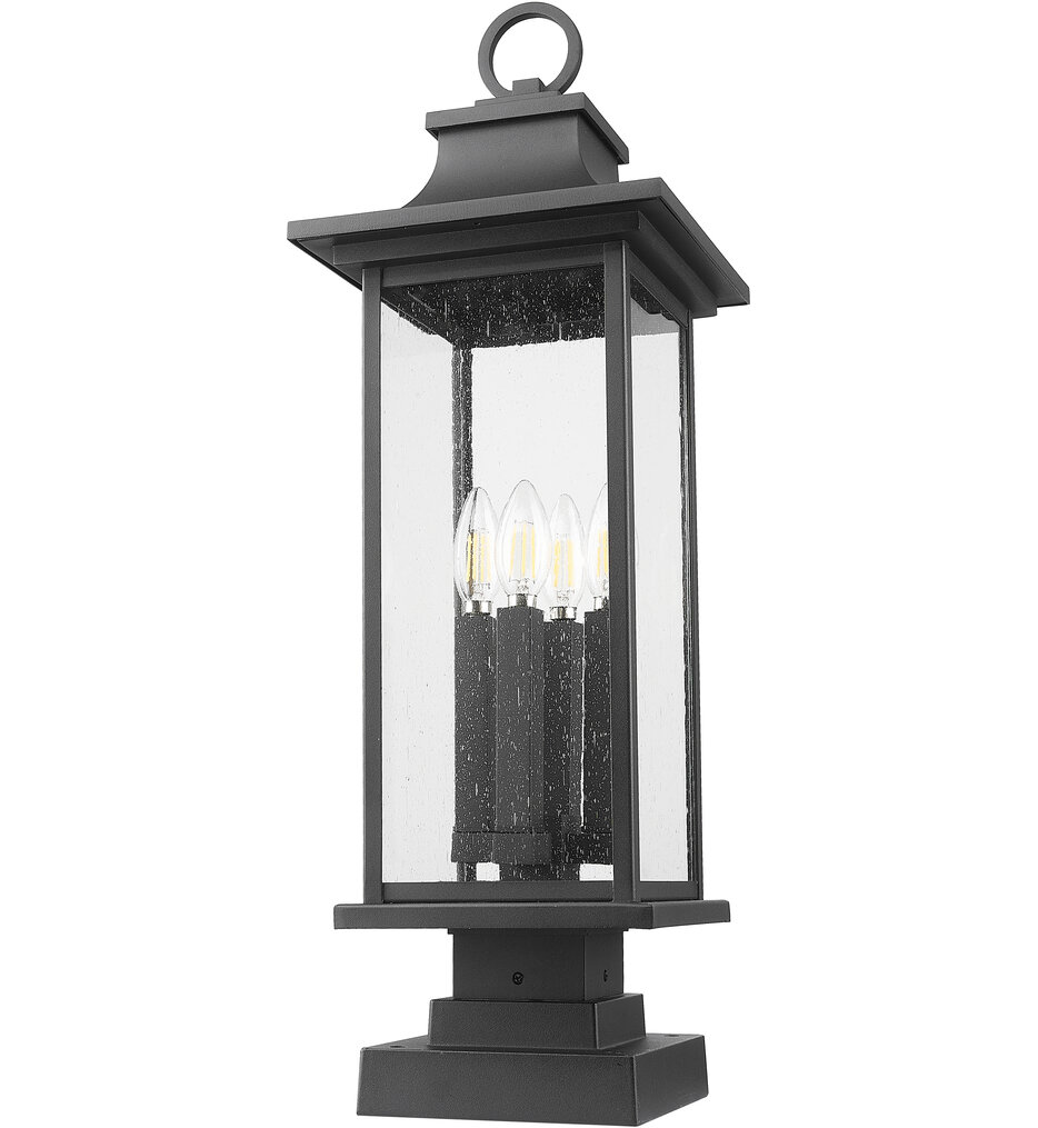 Tiberius 27" Outdoor Pier Mount Light