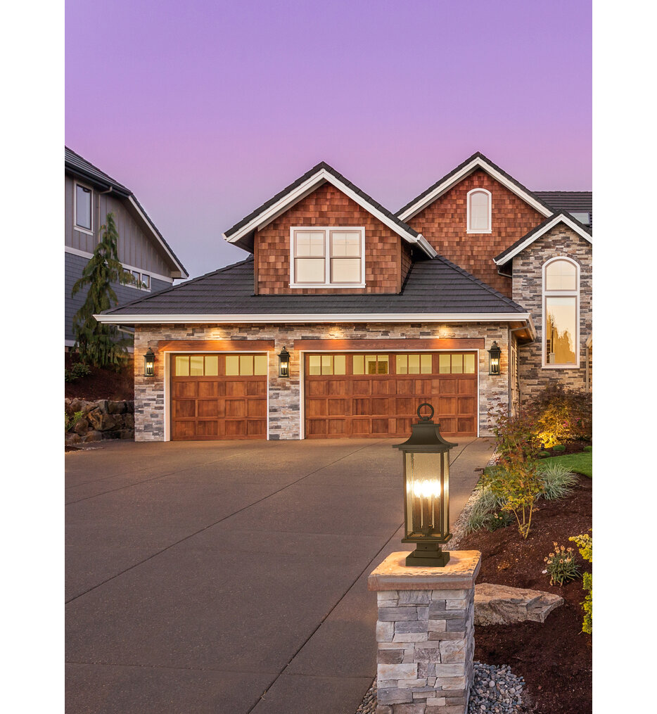 Tiberius 27" Outdoor Pier Mount Light