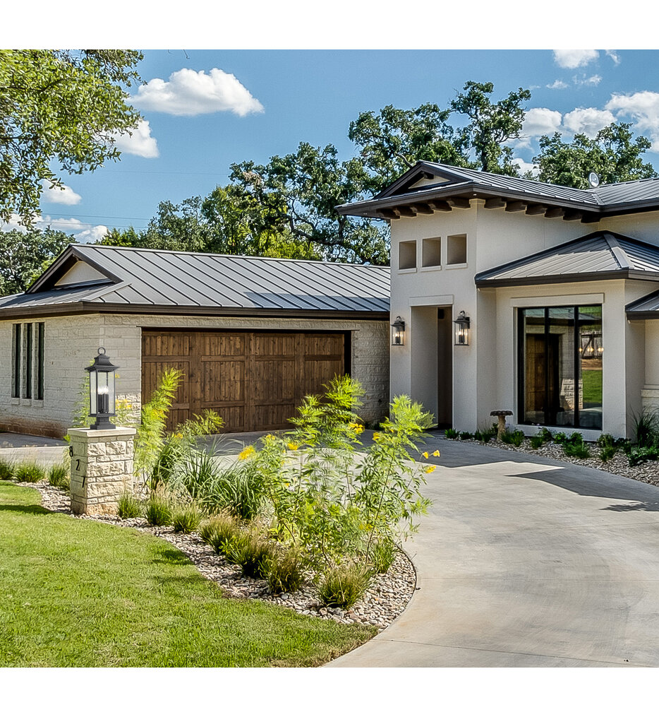 Tiberius 27" Outdoor Pier Mount Light