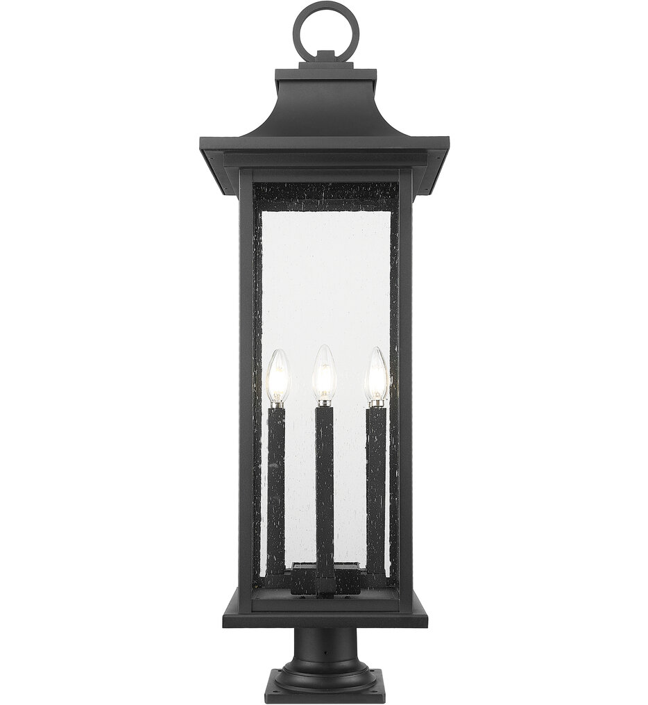 Tiberius 36.75" Outdoor Pier Mount Light