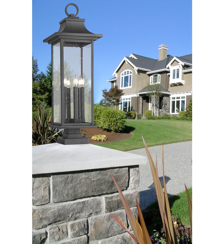 Tiberius 36.5" Outdoor Pier Mount Light