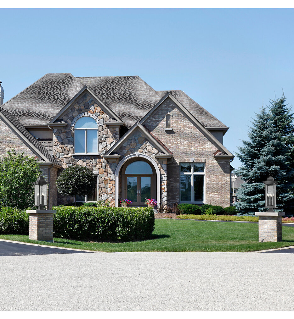 Tiberius 36.5" Outdoor Pier Mount Light