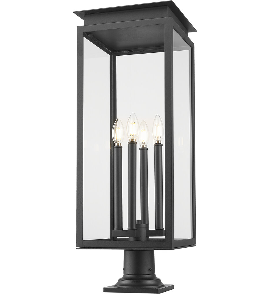Nova 29.5" Outdoor Pier Mount Light