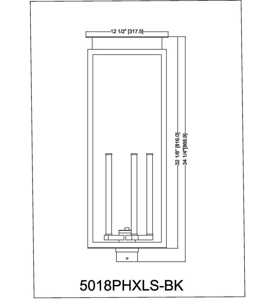 Nova 34.25" Outdoor Post Light