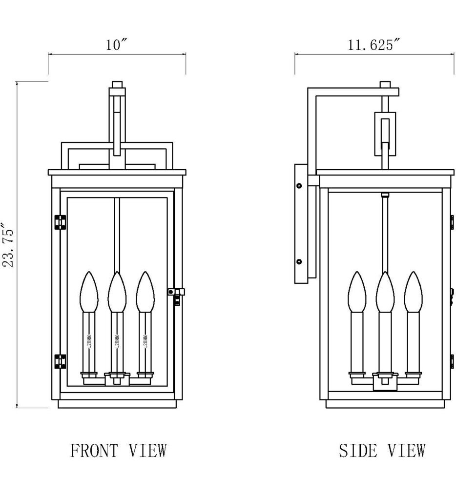 Hartwell 23.75" Outdoor Wall Sconce
