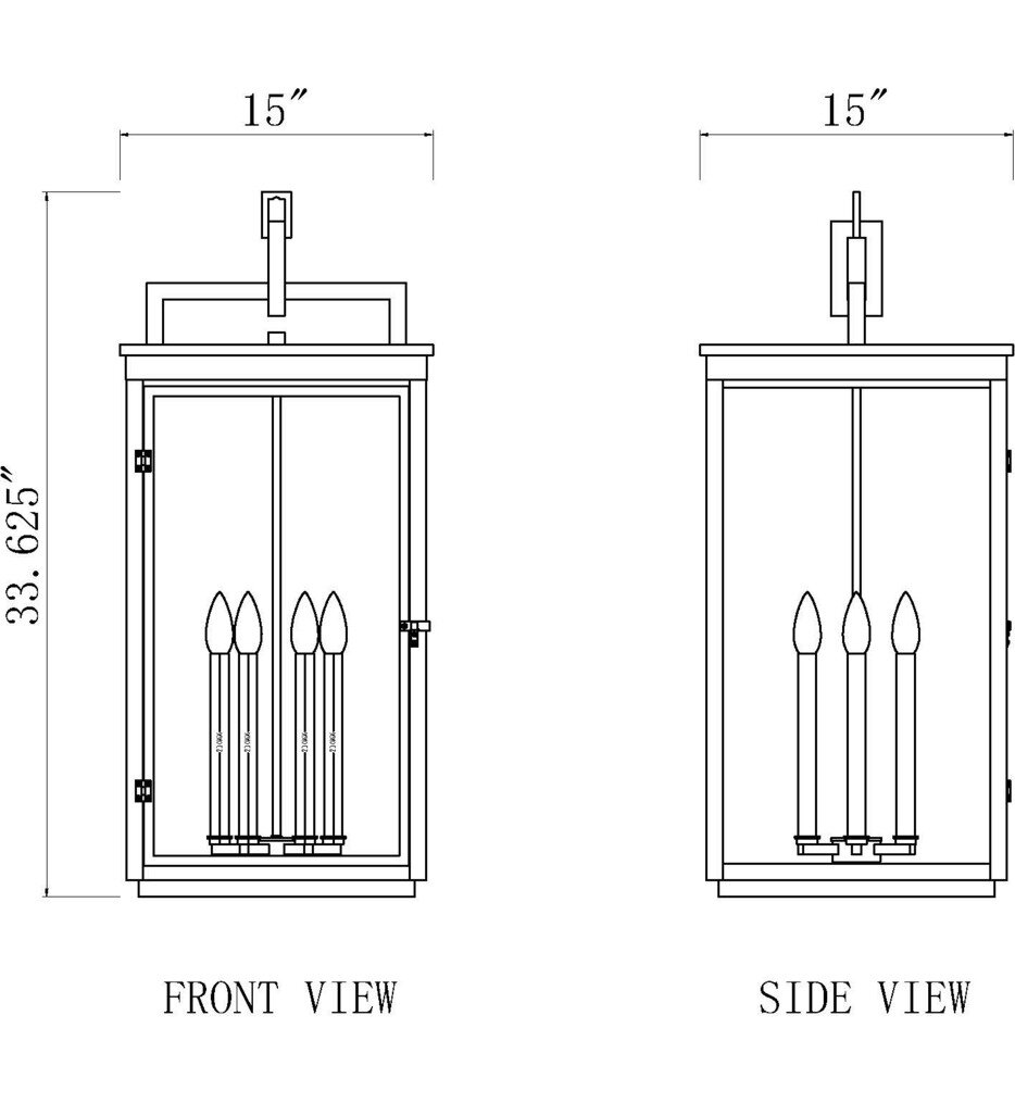 Hartwell 15" Outdoor Pendant