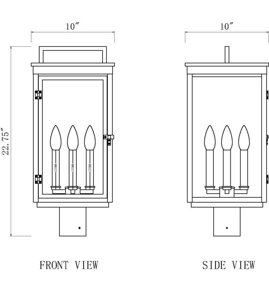 Hartwell 22.75" Outdoor Post Light