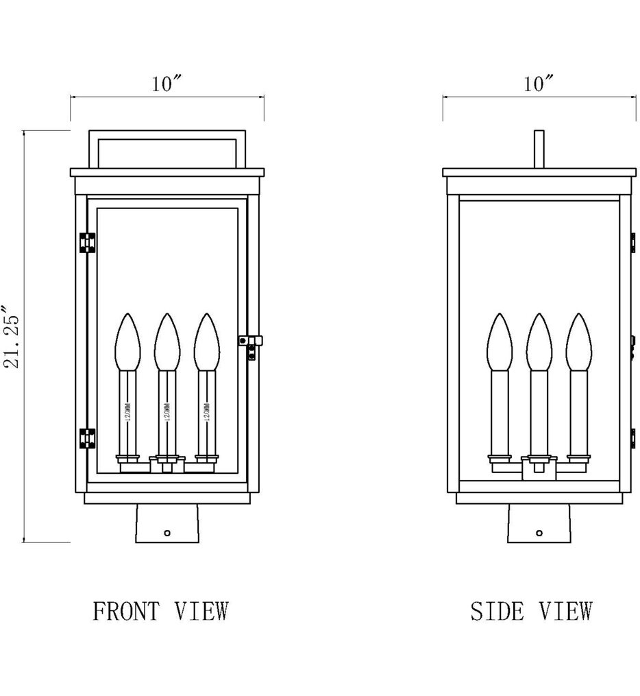 Hartwell 21.25" Outdoor Post Light