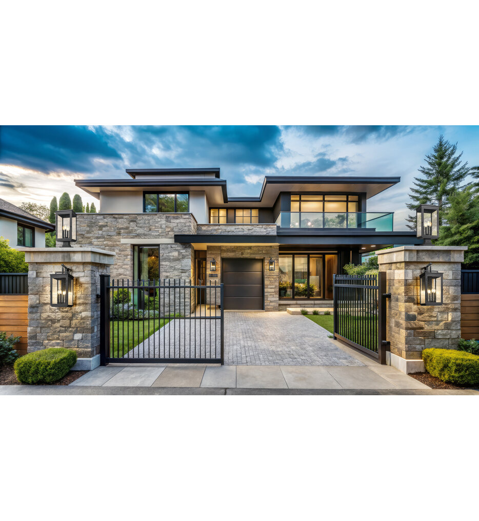 Hartwell 23.75" Outdoor Pier Mount Light