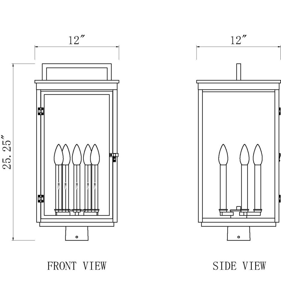 Hartwell 25.25" Outdoor Post Light