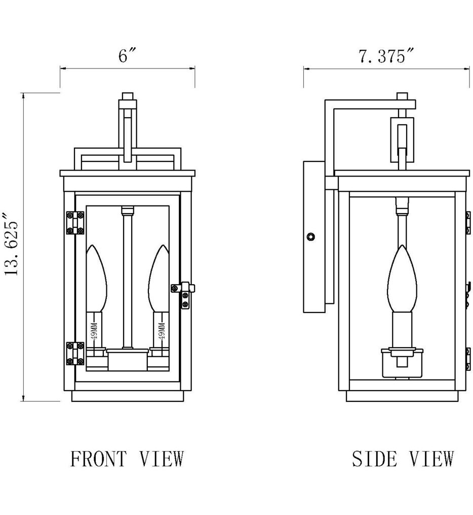 Hartwell 13.75" Outdoor Wall Sconce