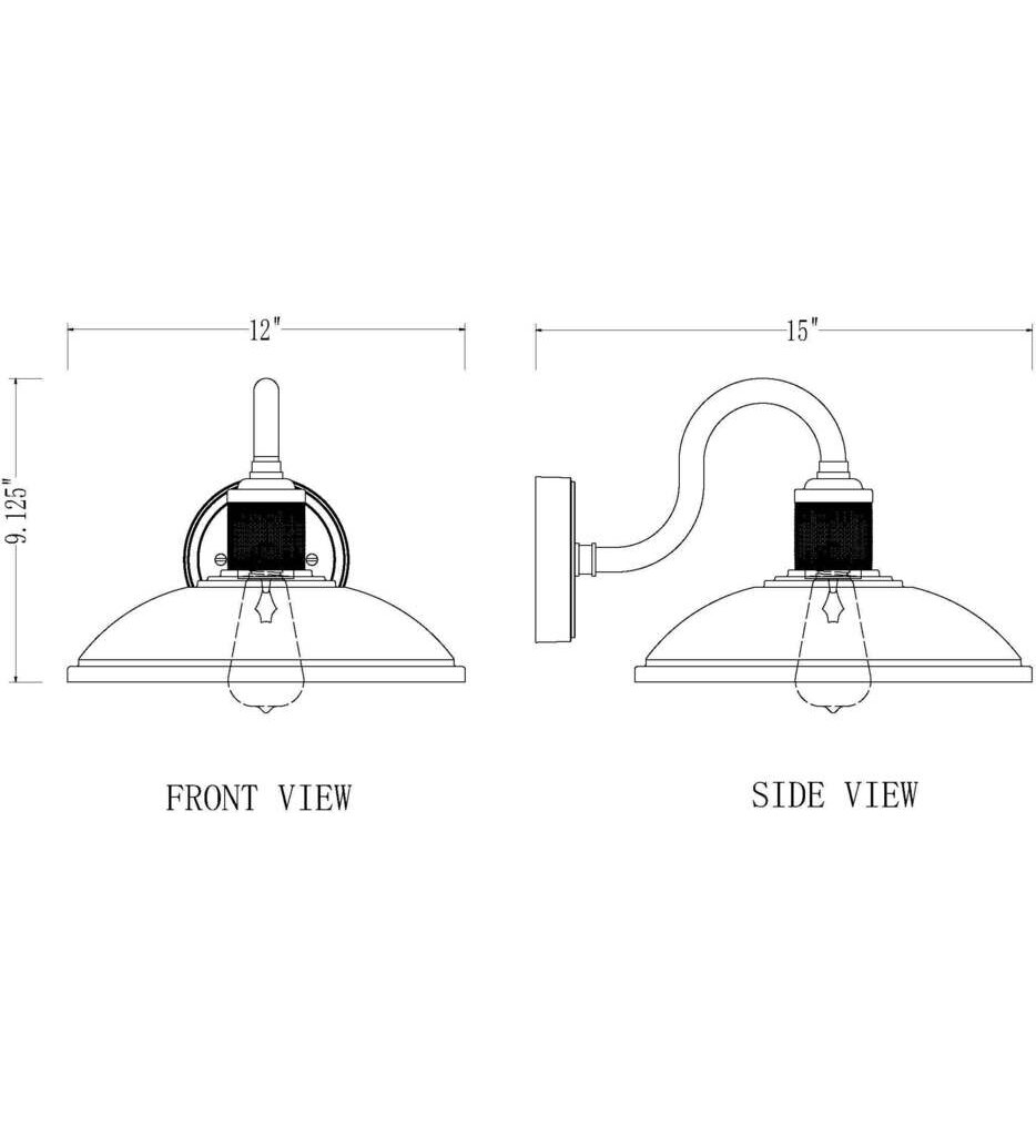RLM 15" Outdoor Wall Sconce