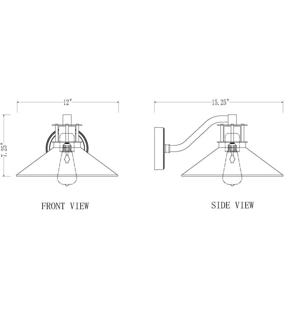 RLM 15.25" Outdoor Wall Sconce