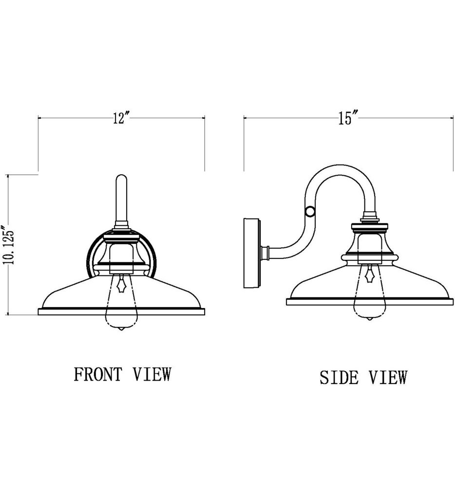 RLM 15" Outdoor Wall Sconce