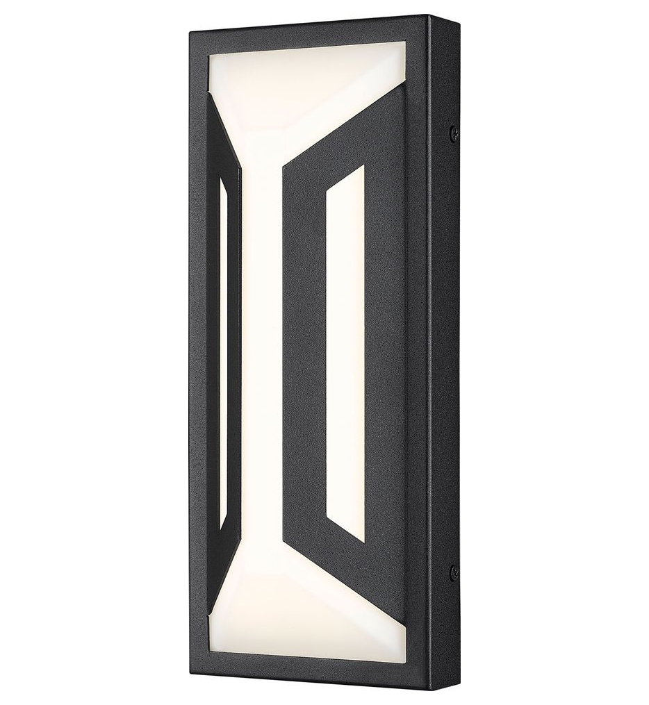 Z-Lite - 5028S-BK-LED - Banff 12-inch Outdoor Wall Sconce