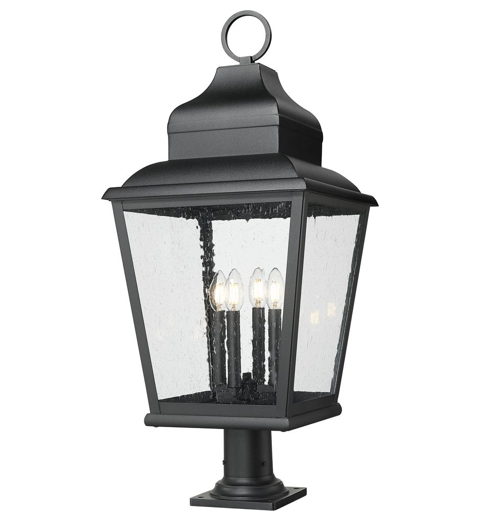 Z-Lite - 5029PHXLR-533PM-BK - Raphael 35-inch Outdoor Pier Mounted Light