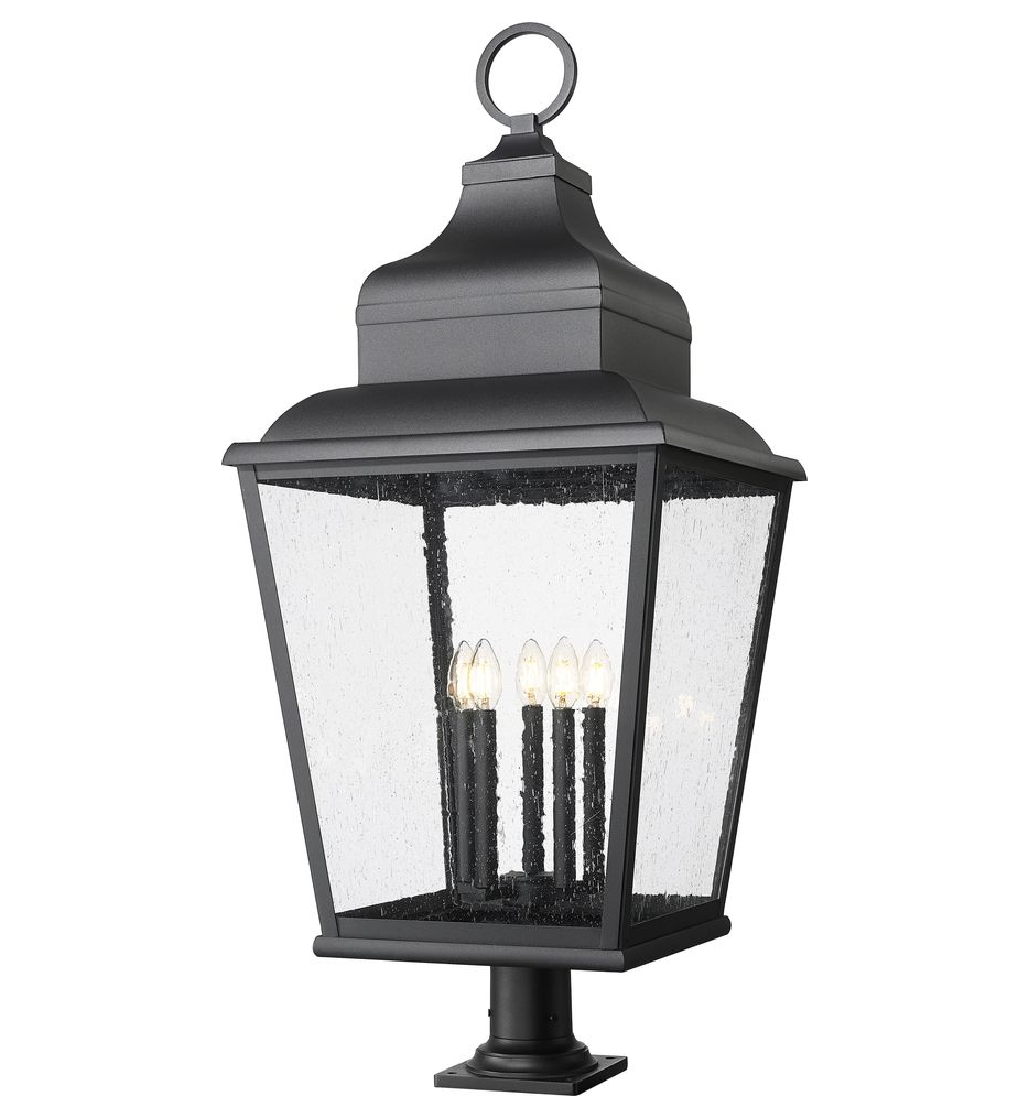 Z-Lite - 5029PHXXLR-533PM-BK - Raphael 42.75-inch Outdoor Pier Mounted Light