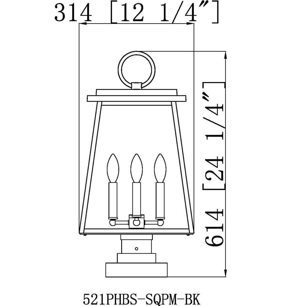 Broughton 24.25" Pier Mount
