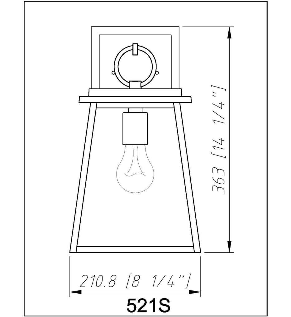 Broughton 14.25" Outdoor Wall Sconce