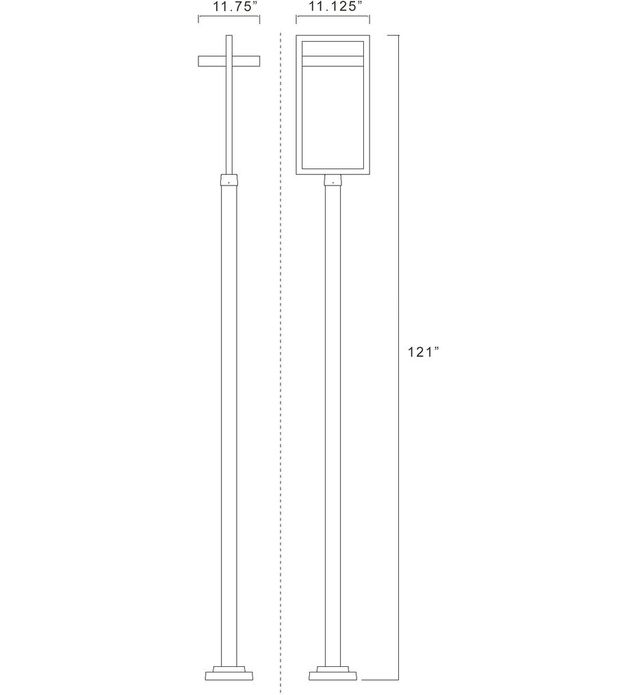 Luttrel 123" Outdoor Post Light