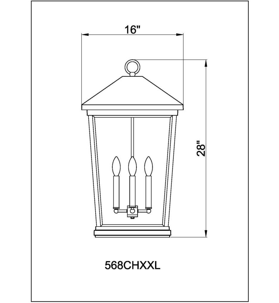 Beacon 16" Outdoor Pendant