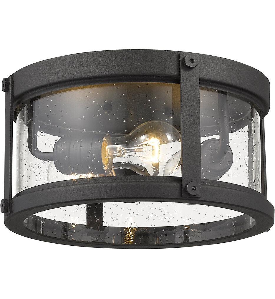 Roundhouse 12" Outdoor Flush Mount