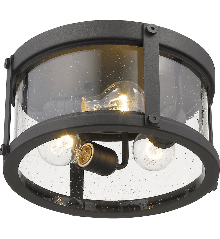 Roundhouse 12" Outdoor Flush Mount