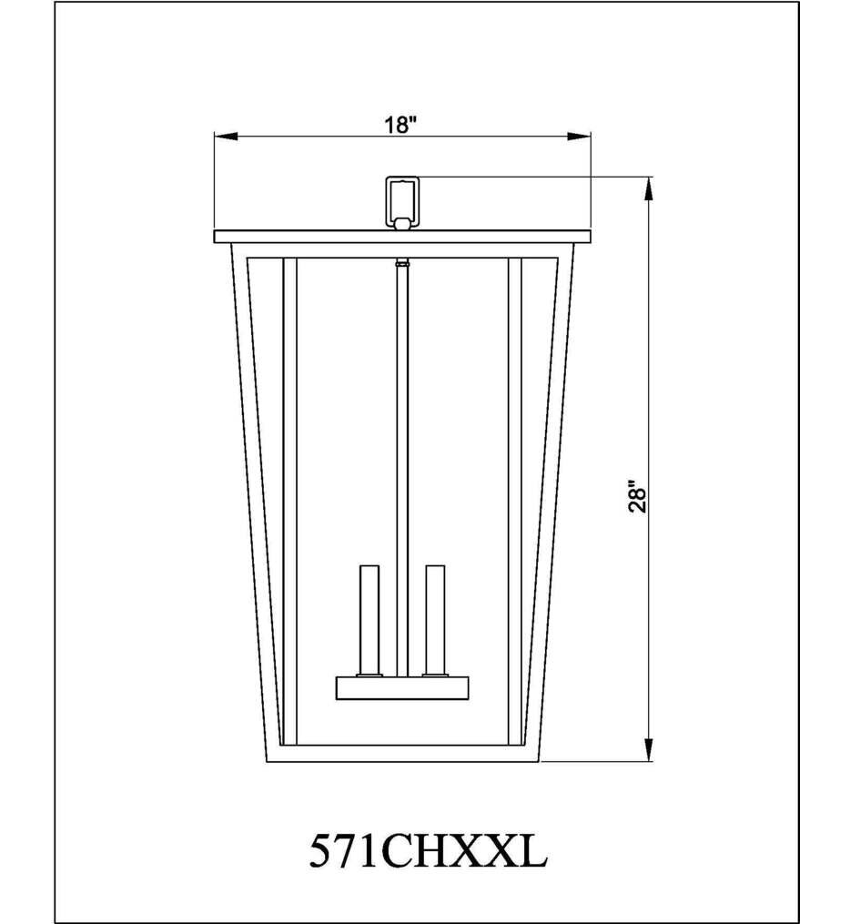 Seoul 18" Outdoor Pendant