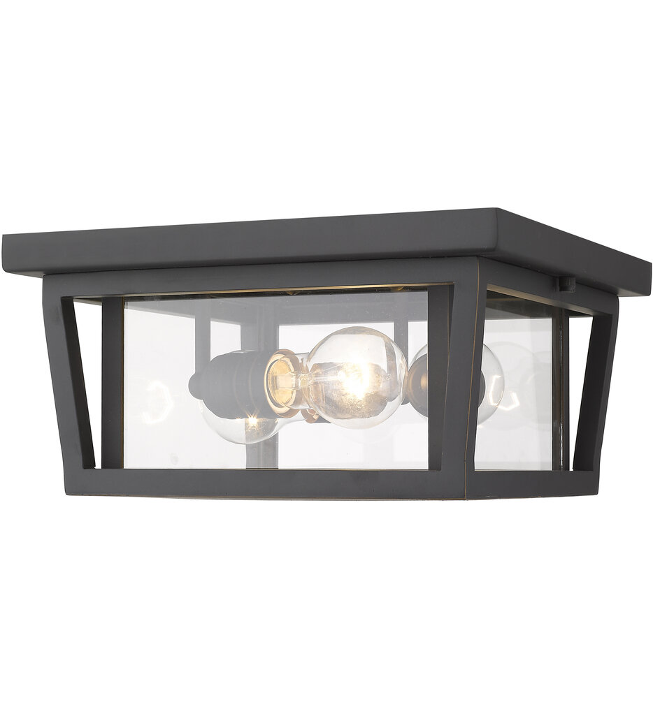 Seoul 12" Outdoor Flush Mount
