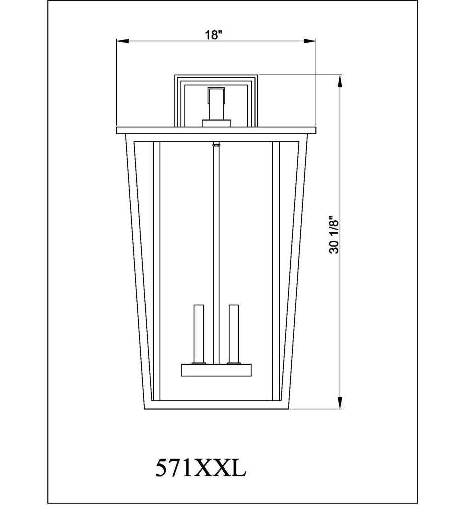Seoul 30.25" Outdoor Wall Sconce