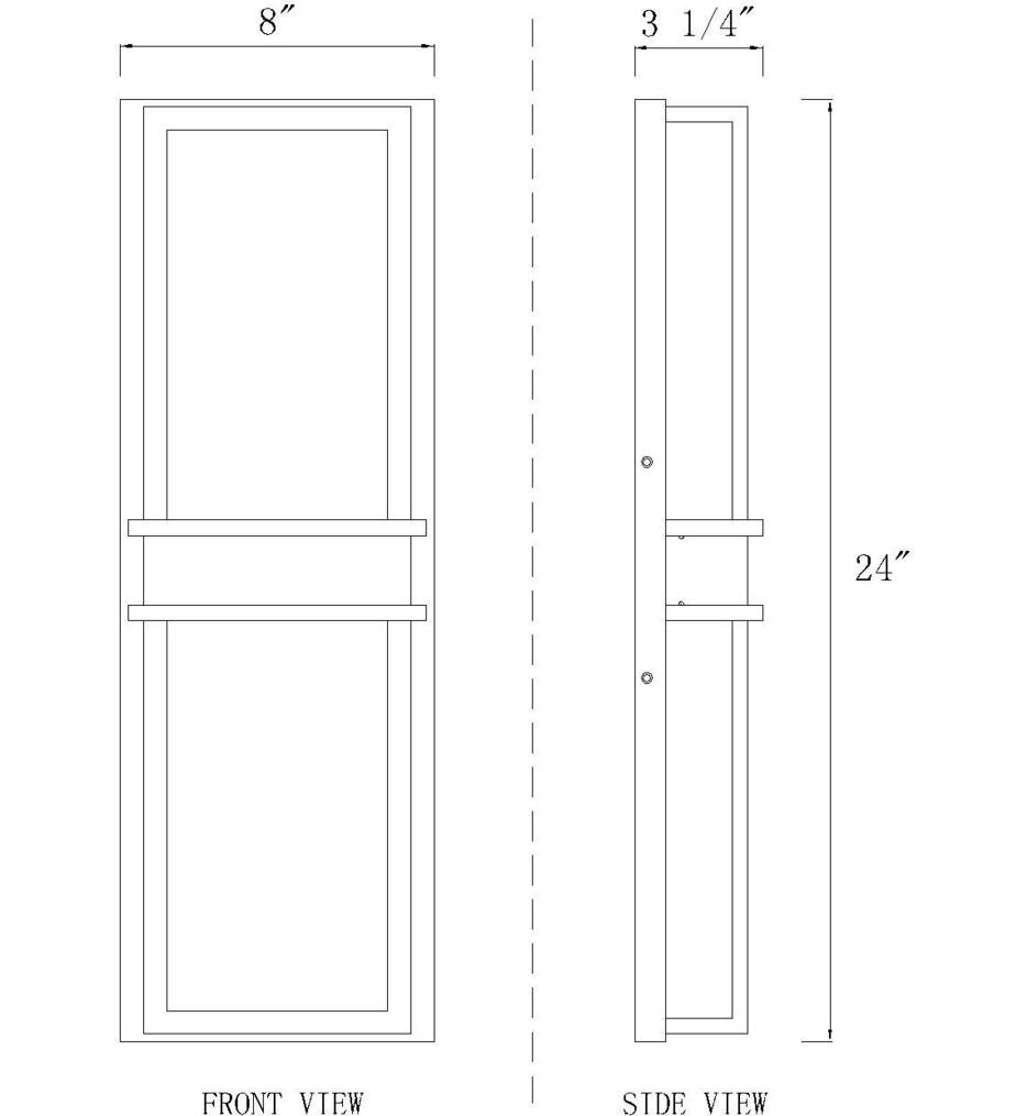 Eclipse 24" Outdoor Wall Sconce