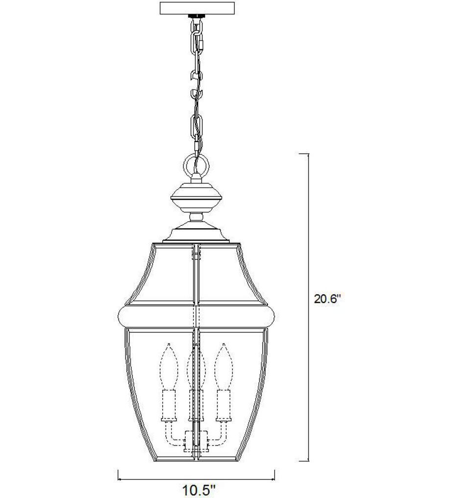Westover 12.25" Outdoor Pendant