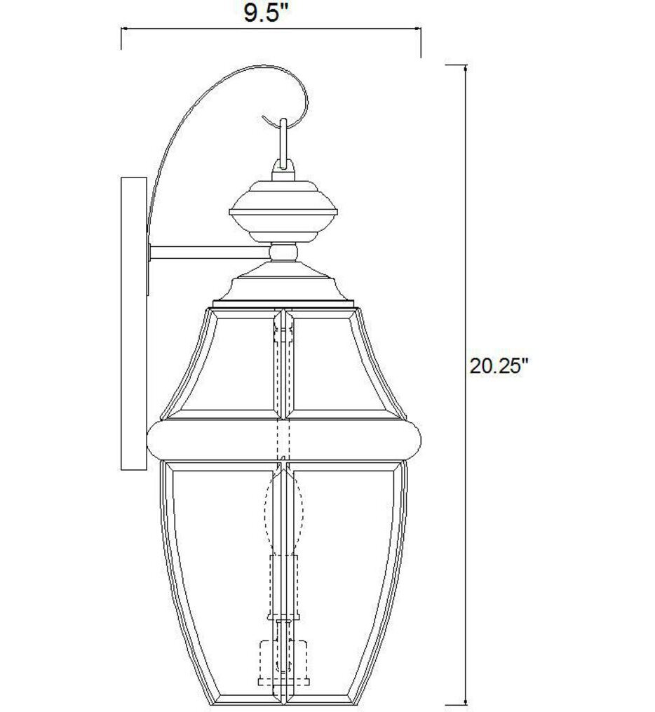 Westover 20.25" Outdoor Wall Sconce