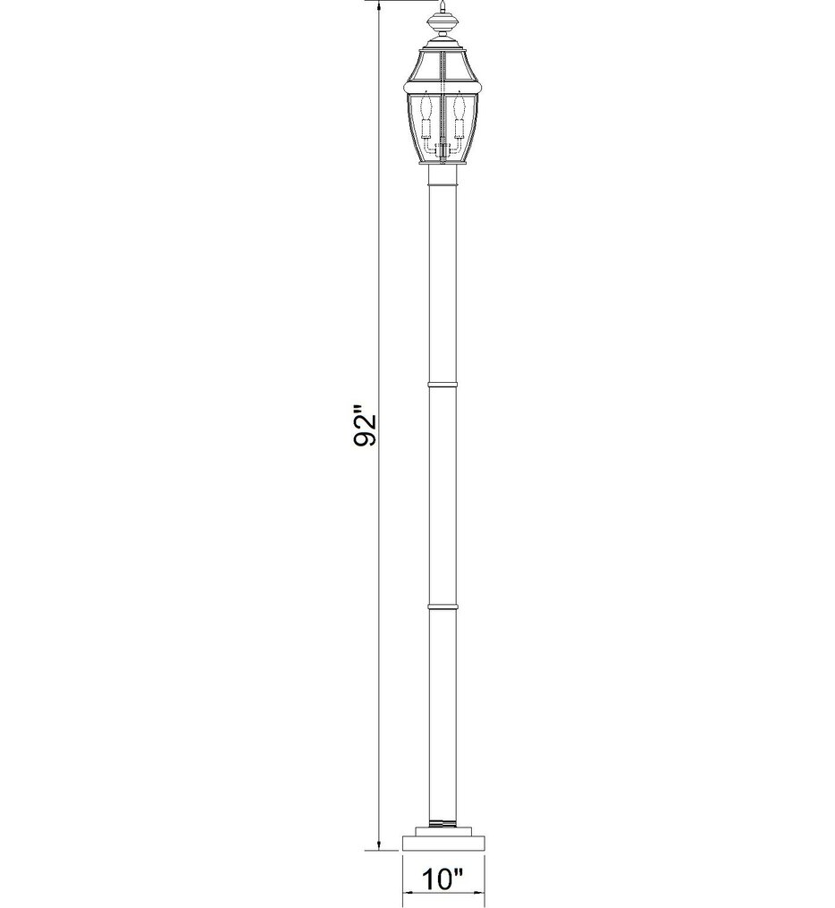 Westover 92" Outdoor Post Light