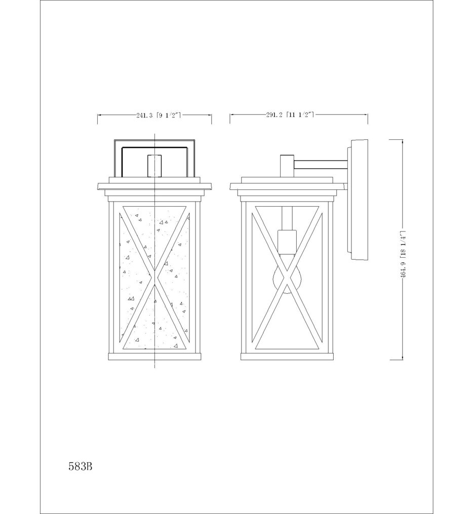 Brookside 18.25" Outdoor Wall Sconce