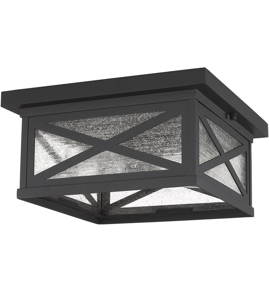 Brookside 12" Outdoor Flush Mount
