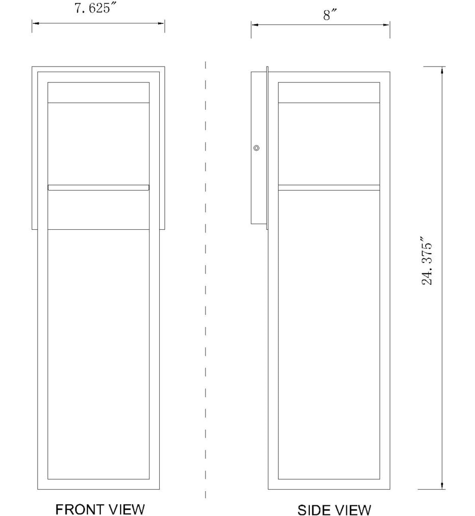 Barwick 24.5" Outdoor Wall Sconce