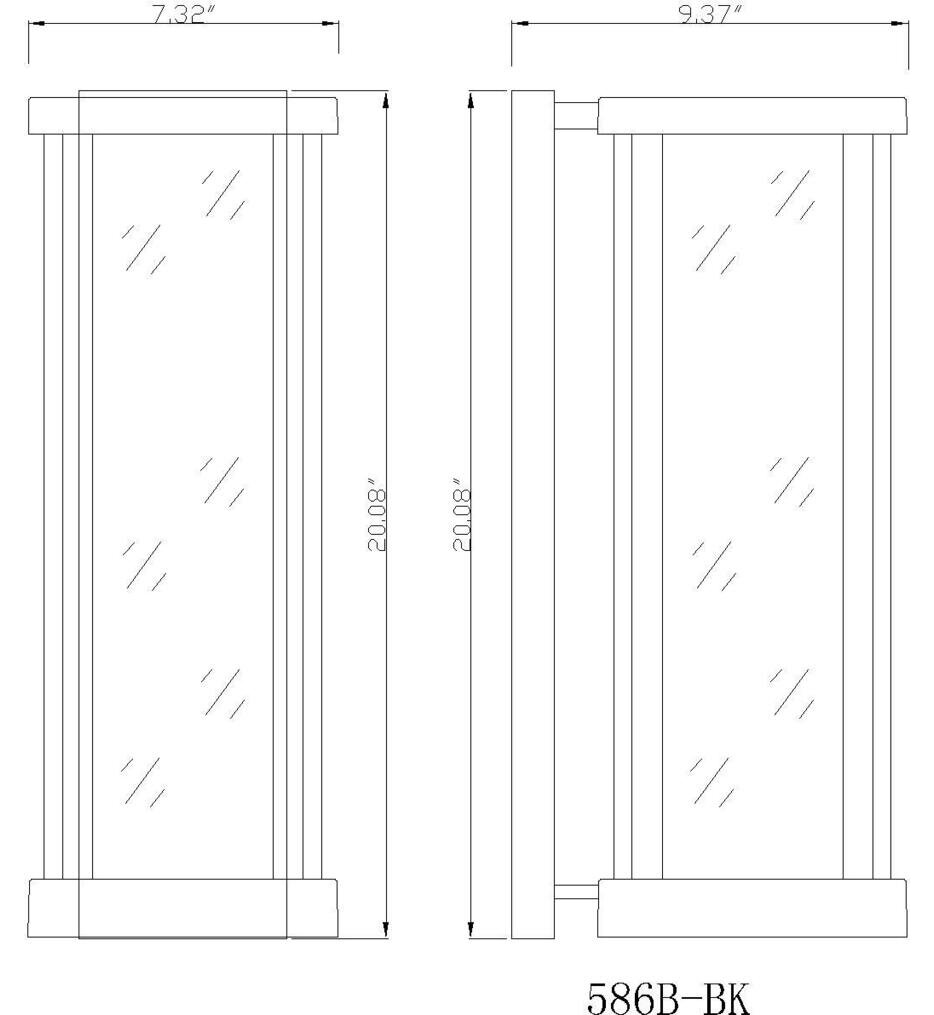 Glenwood 20.25" Outdoor Wall Sconce