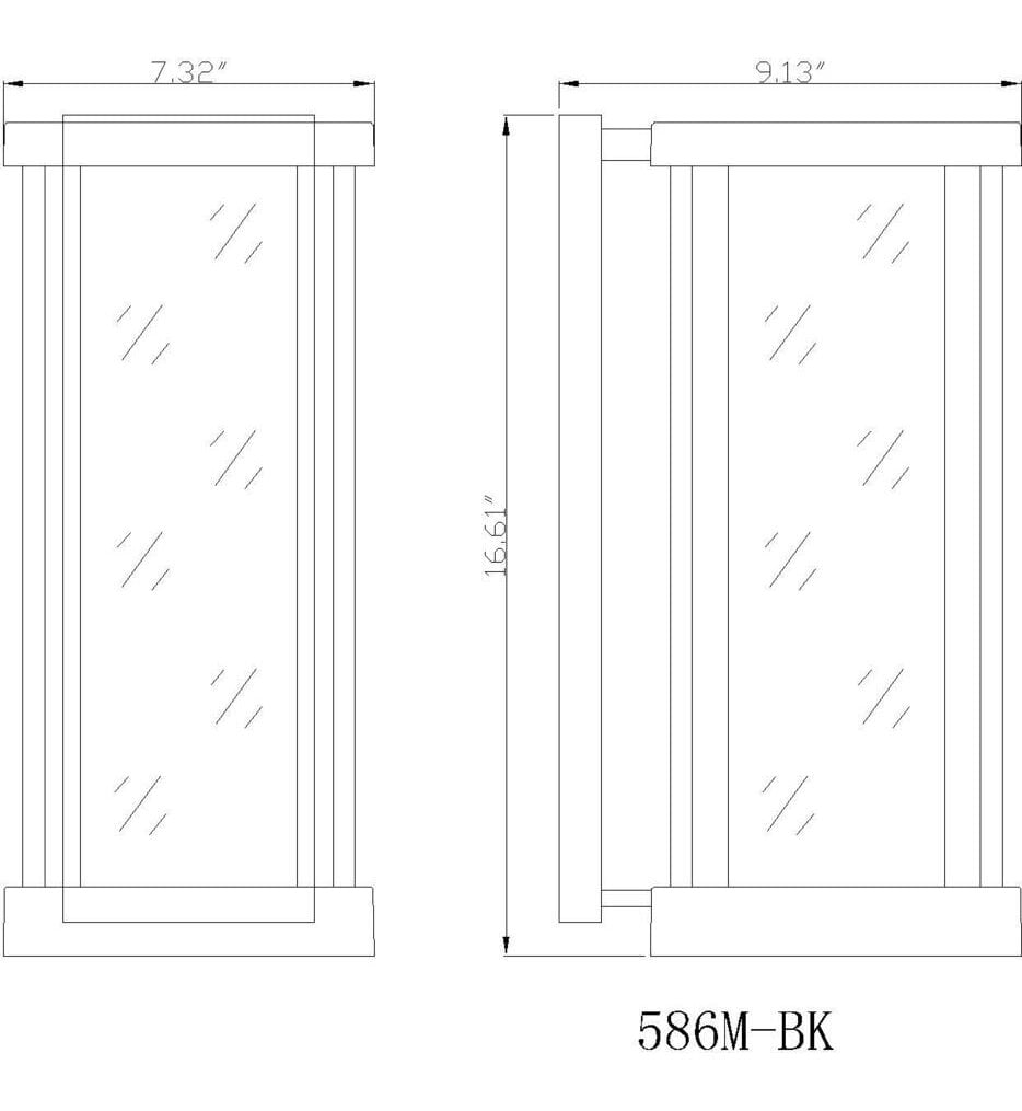 Glenwood 16.75" Outdoor Wall Sconce