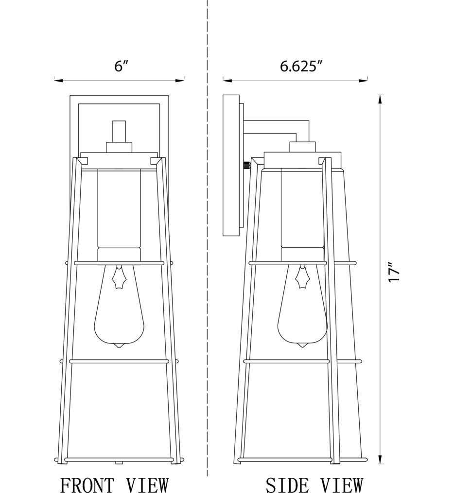 Helix 17" Outdoor Wall Sconce
