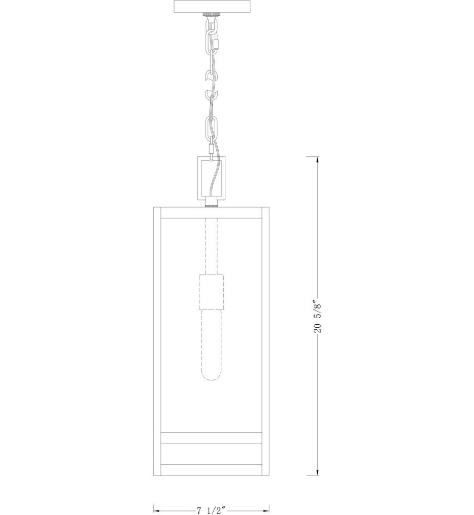 Nuri 7.5" Outdoor Pendant