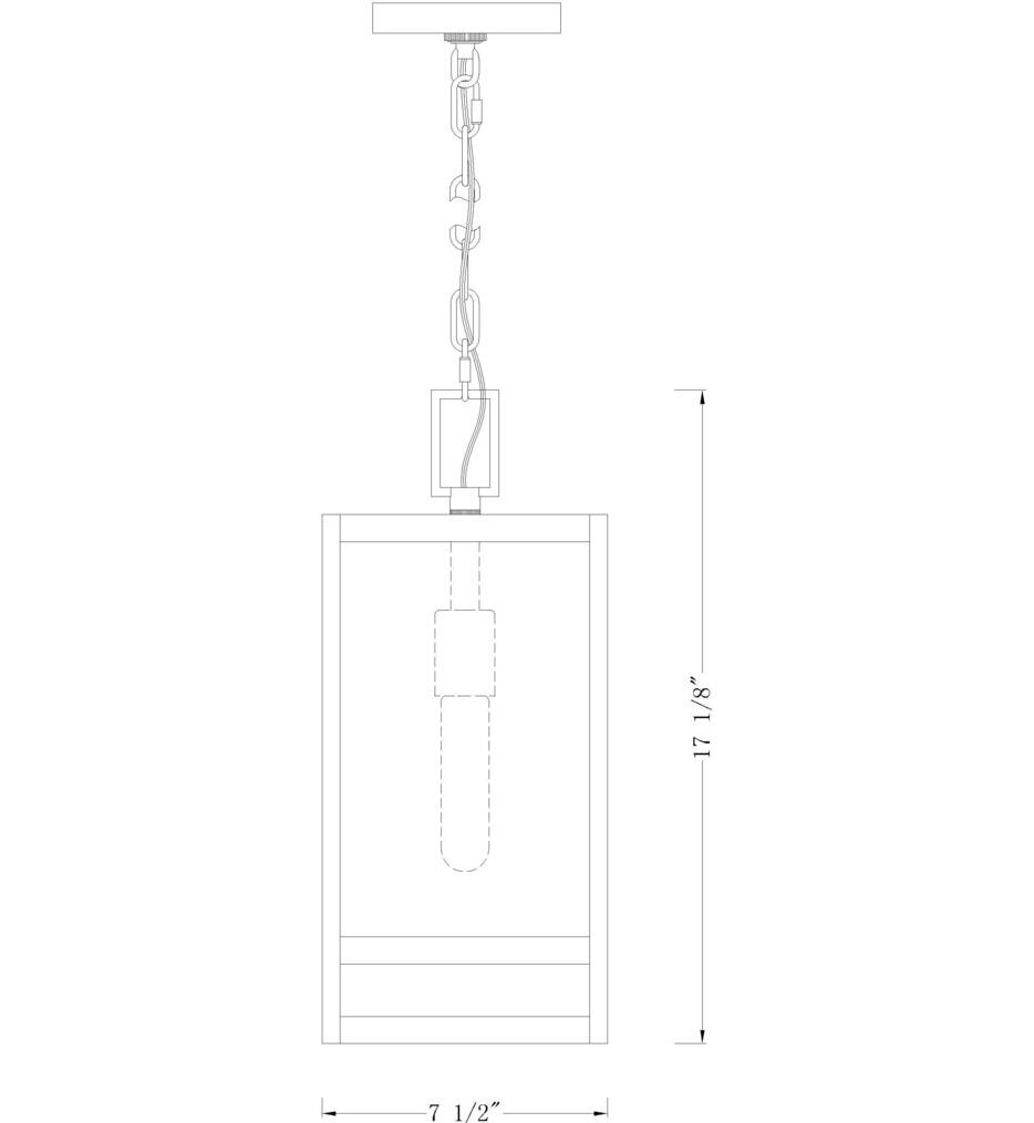 Nuri 7.5" Outdoor Pendant