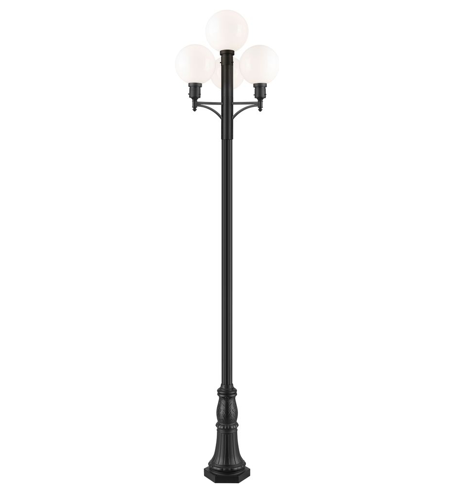 Z-Lite - 597PHB-4-518P-BK - Laurent 133.25-inch Outdoor Post Mounted Light