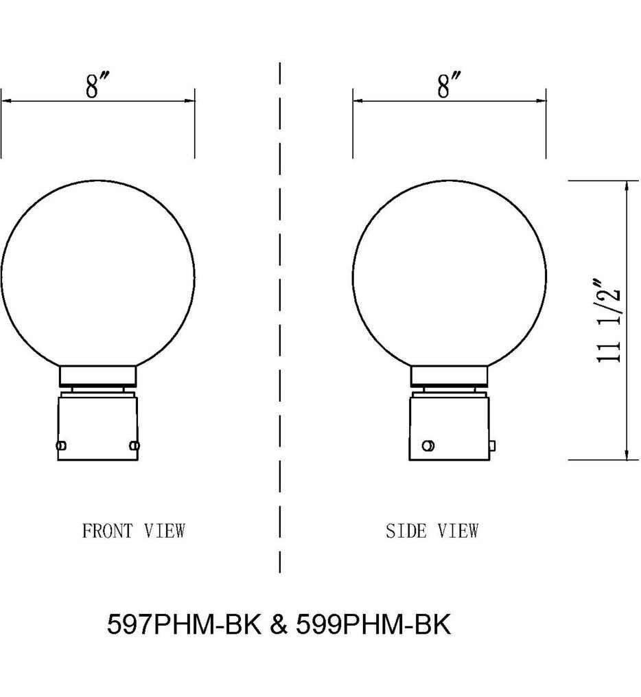 Laurent 11.5" Post Light