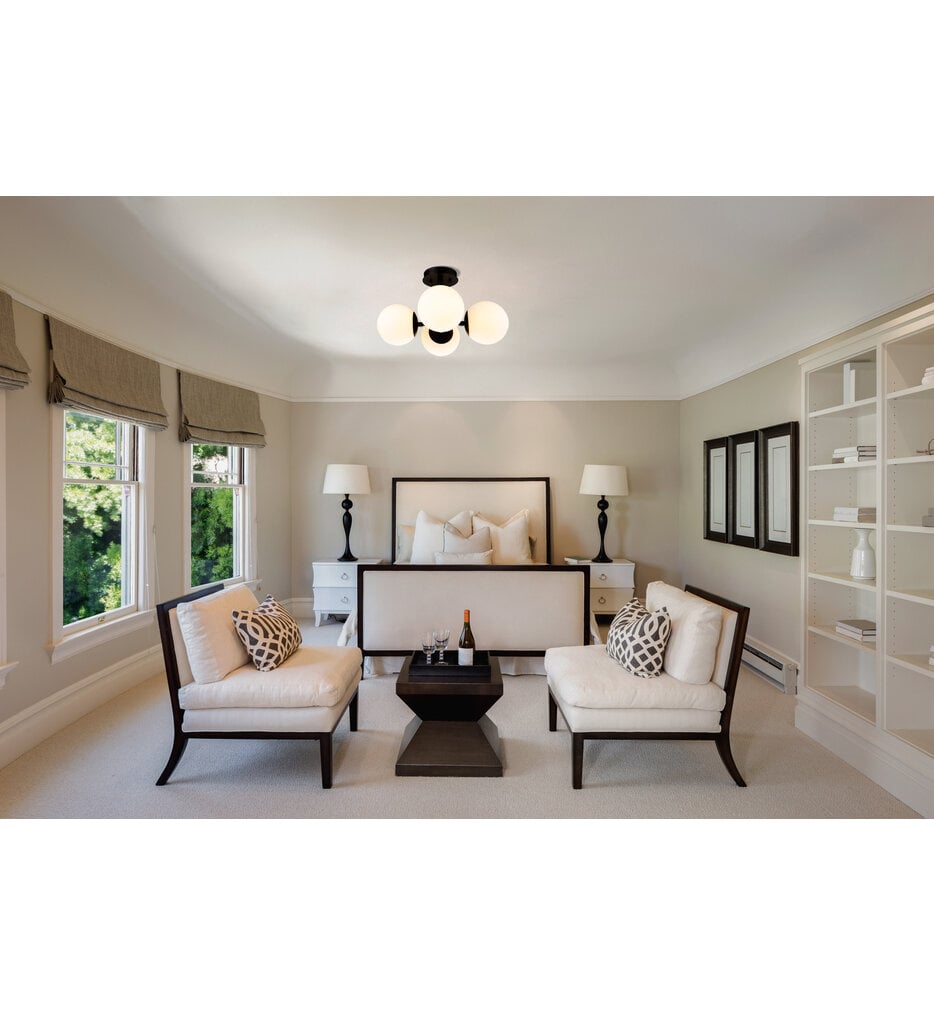 Midnetic 18" Semi-Flush Mount