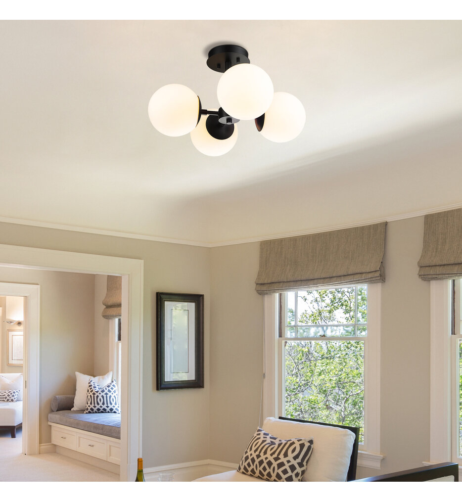 Midnetic 18" Semi-Flush Mount