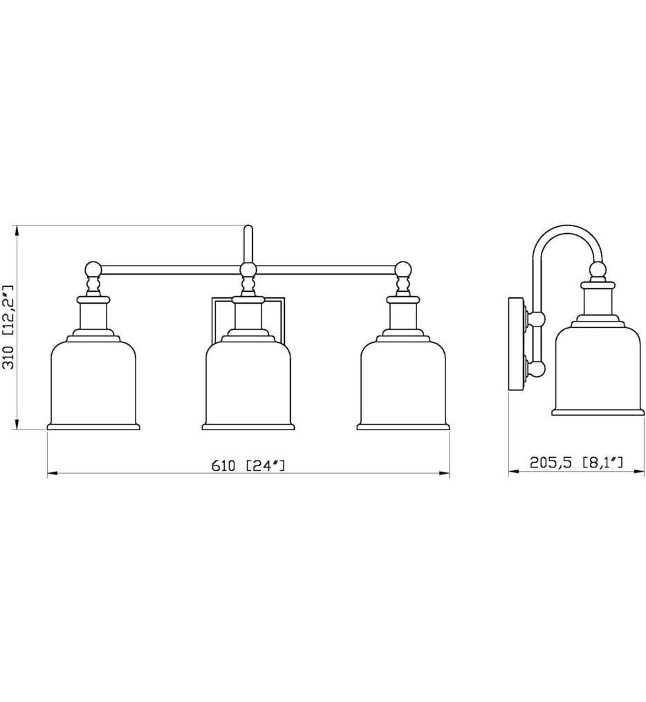 Bryant 24" Bath Vanity Light