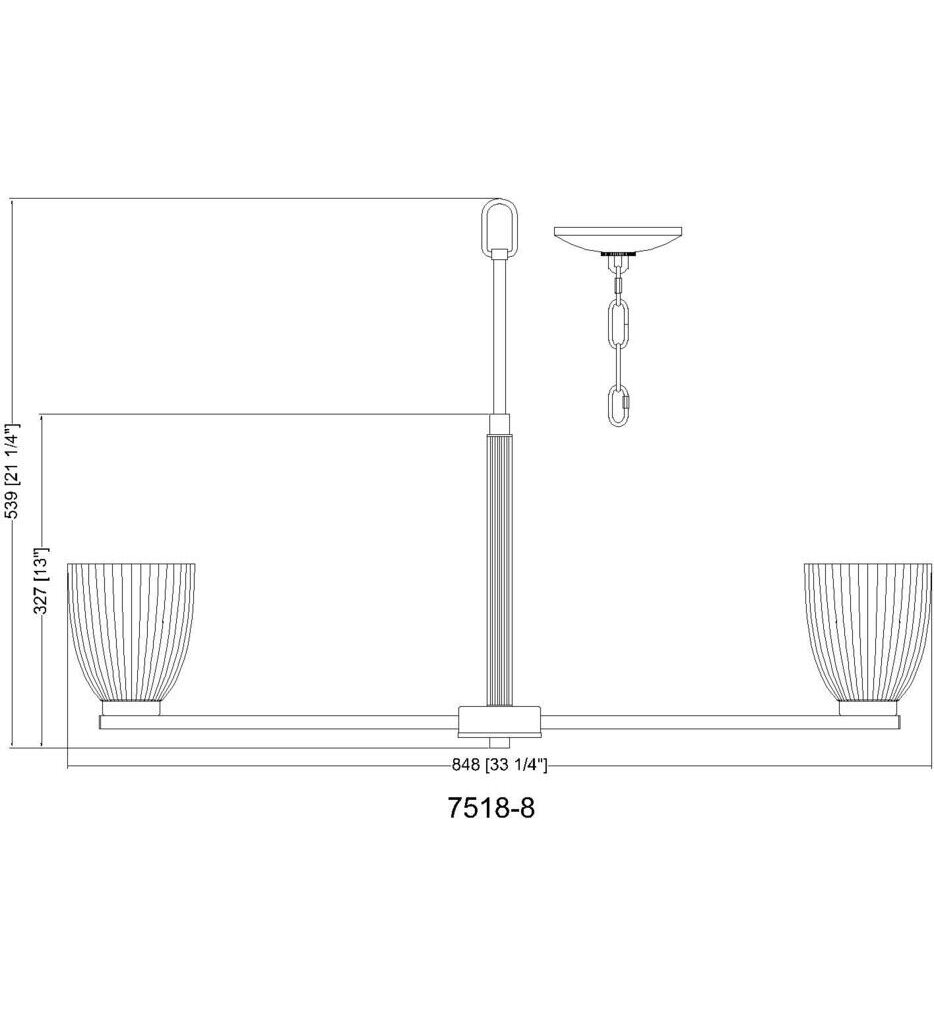 Naya 33.25" Chandelier