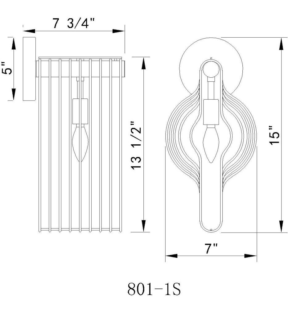 Contour 15" Wall Sconce