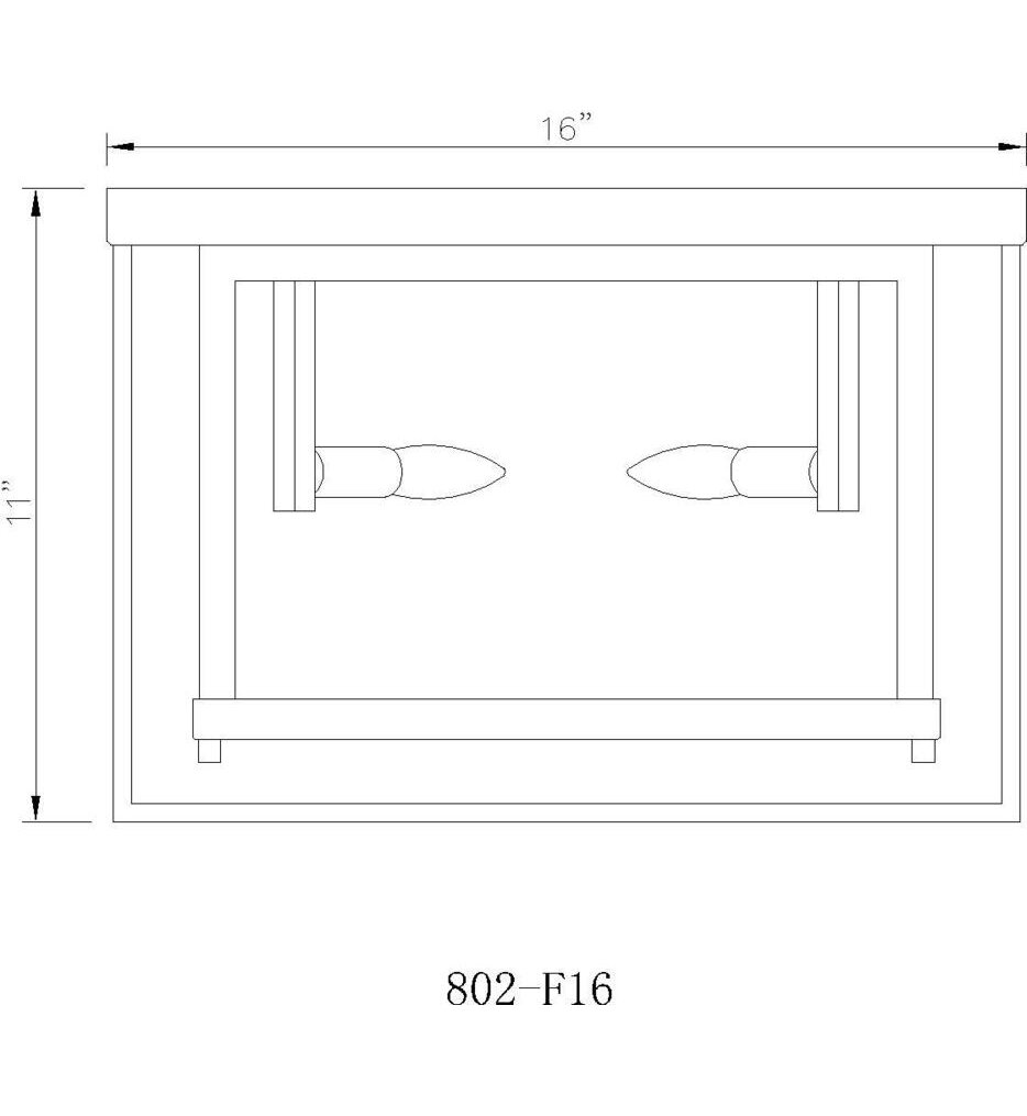 Infinity 16" Flush Mount